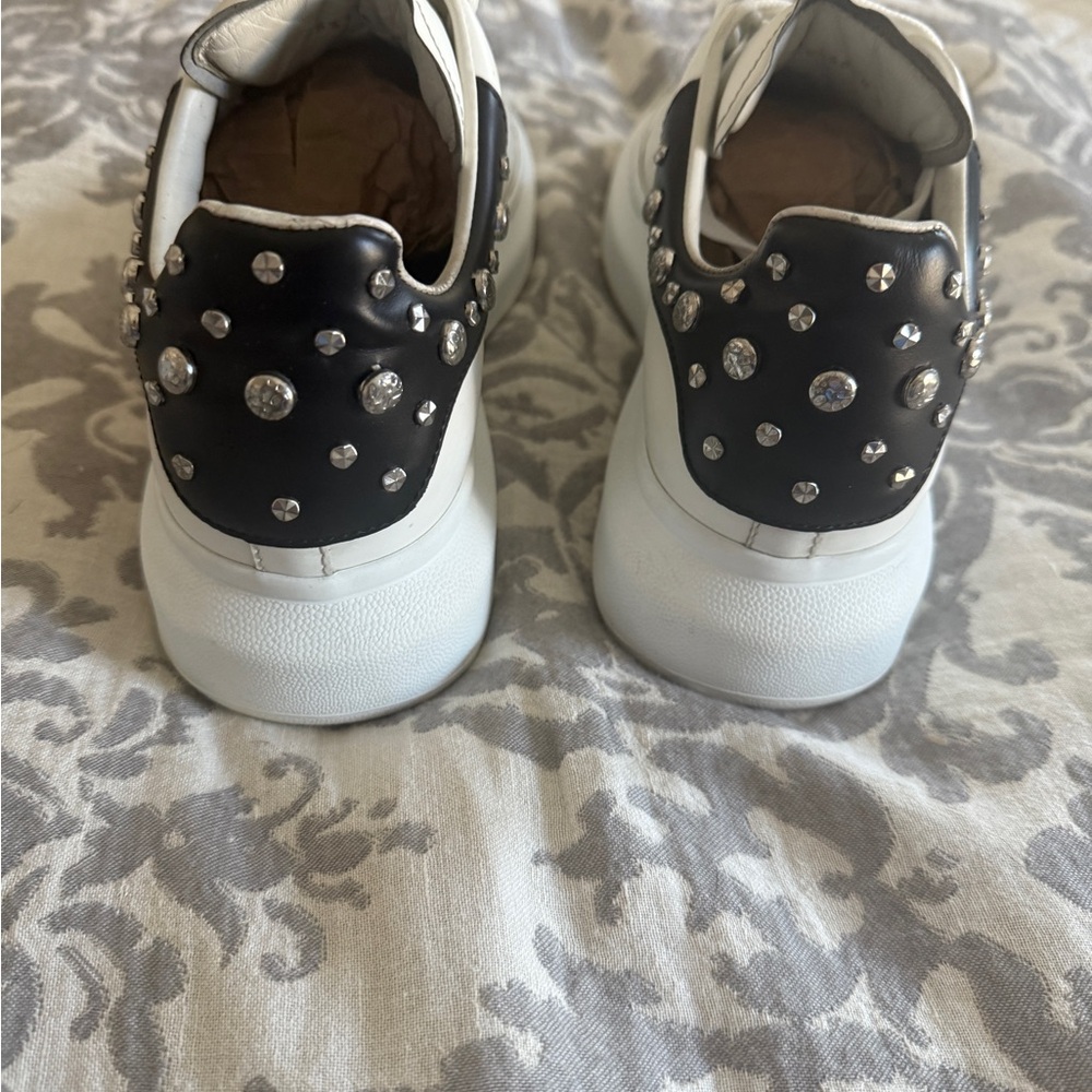 Alexander McQueen White Athletic Shoes